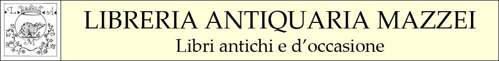 Banner di Libreria Antiquaria Mazzei